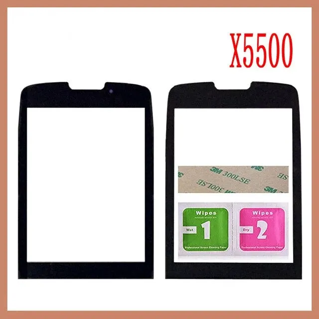 100% New Original Front Glass Lens For Philips Xenium Philips E560 E570 E571 X623 X1560 X5500 Not Touch Screen Free Shipping