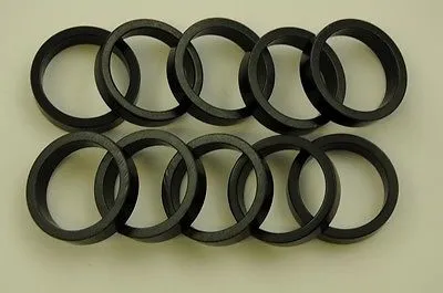 10x AHEAD SPACERS MTB HANDLEBAR STEMS 8mm ALLOY BLACK WHOLESALE JOB LOT