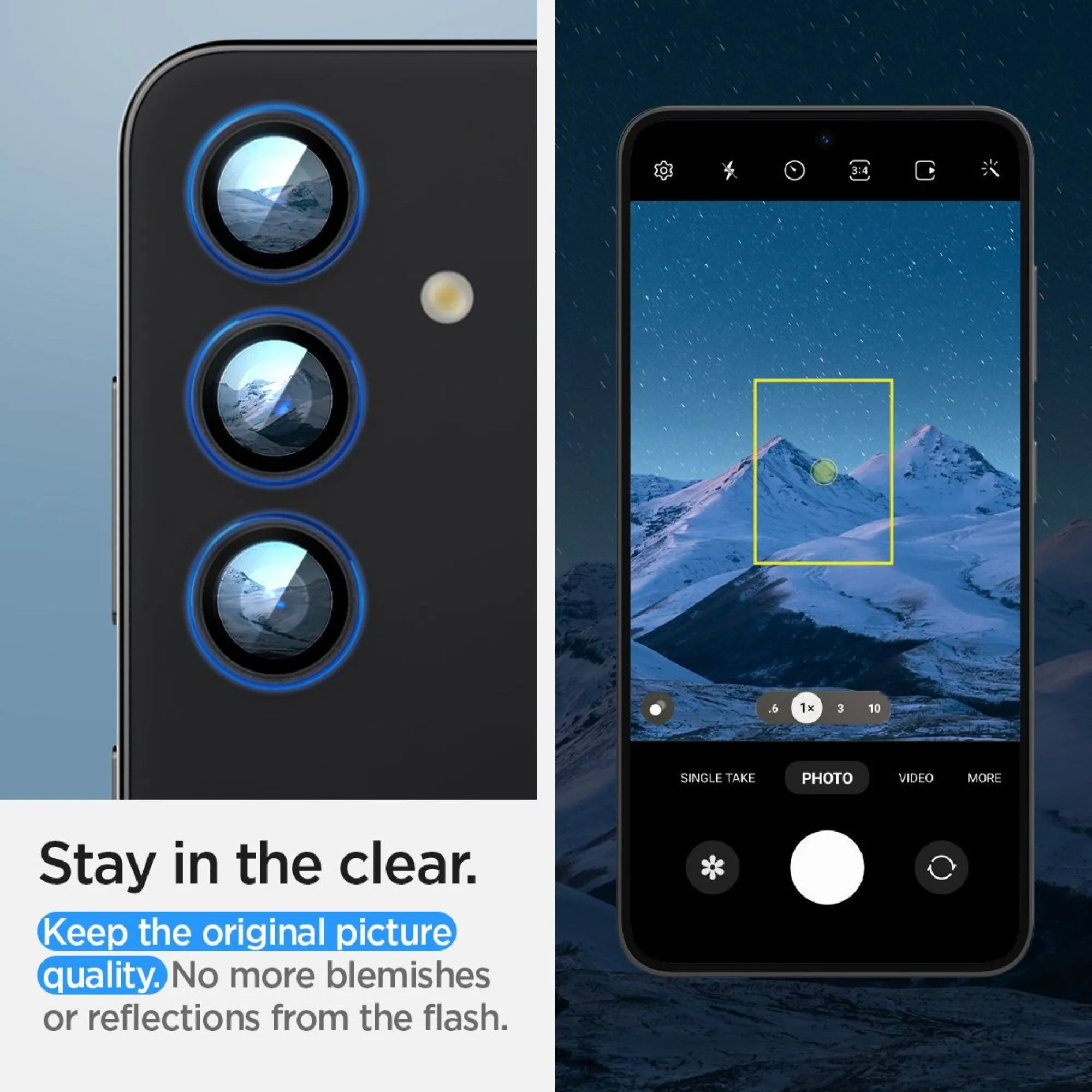 [2 PACK] Spigen Glas.tR EZ Fit Optik Pro for Samsung Galaxy S24 Series - Black
