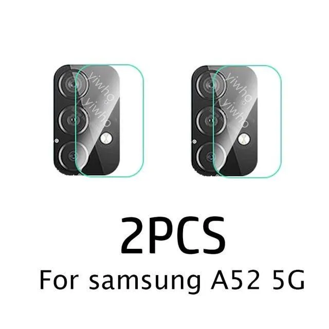 2Pcs Camera Lens Tempered Glass For Samsung Galaxy