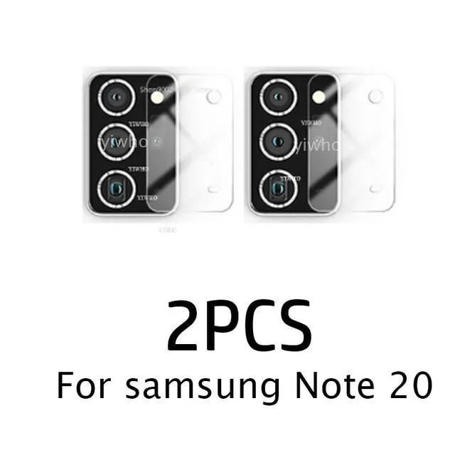 2Pcs Camera Lens Tempered Glass For Samsung Galaxy