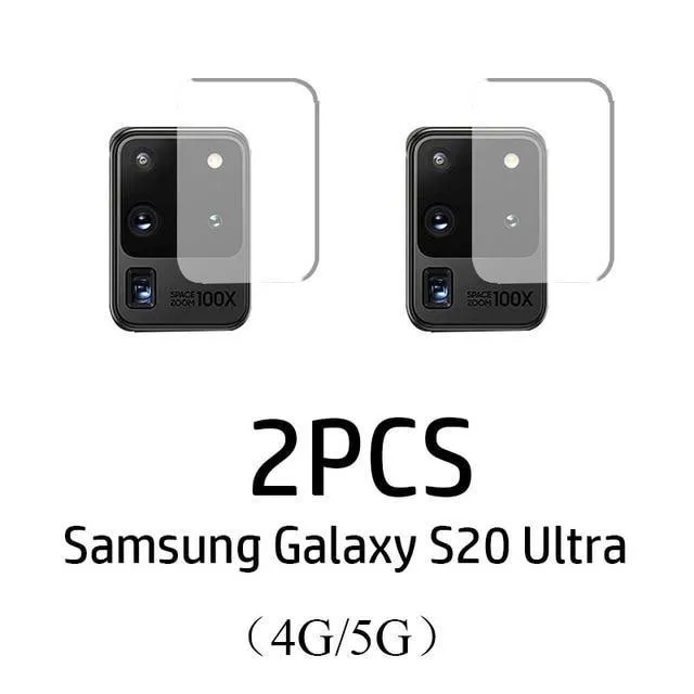 2Pcs Camera Lens Tempered Glass For Samsung Galaxy