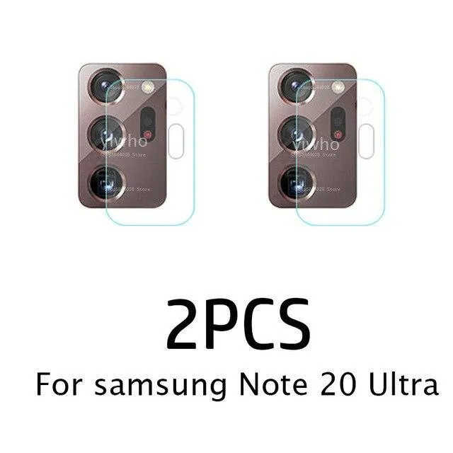 2Pcs Camera Lens Tempered Glass For Samsung Galaxy