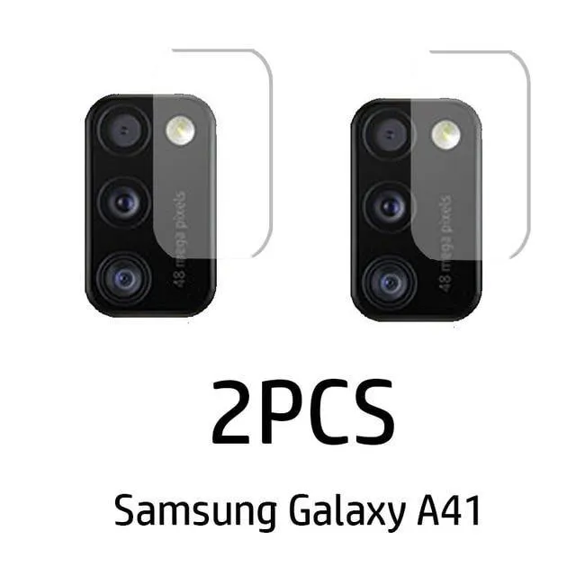 2Pcs Camera Lens Tempered Glass For Samsung Galaxy