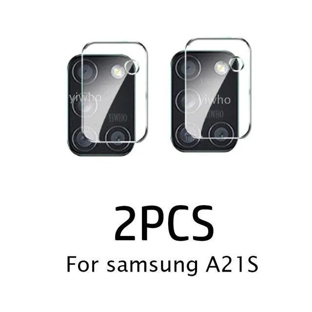 2Pcs Camera Lens Tempered Glass For Samsung Galaxy