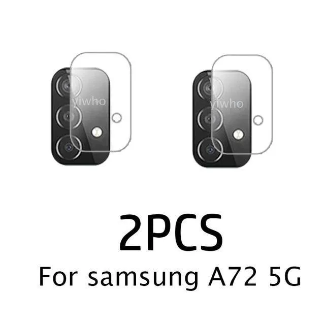 2Pcs Camera Lens Tempered Glass For Samsung Galaxy