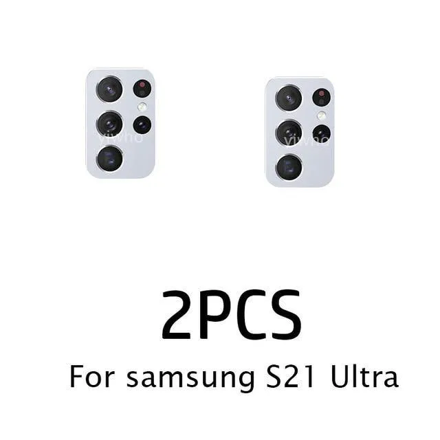 2Pcs Camera Lens Tempered Glass For Samsung Galaxy