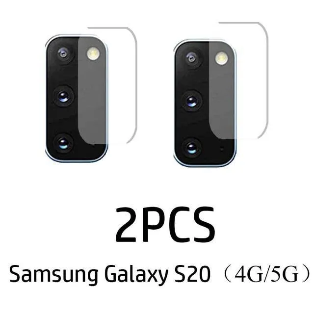 2Pcs Camera Lens Tempered Glass For Samsung Galaxy