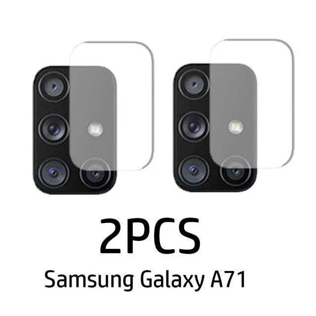 2Pcs Camera Lens Tempered Glass For Samsung Galaxy