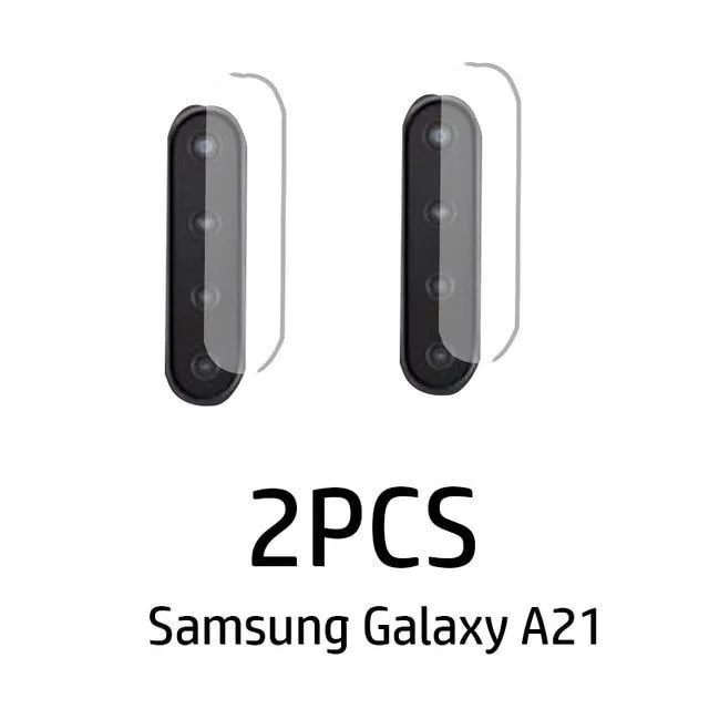 2Pcs Camera Lens Tempered Glass For Samsung Galaxy