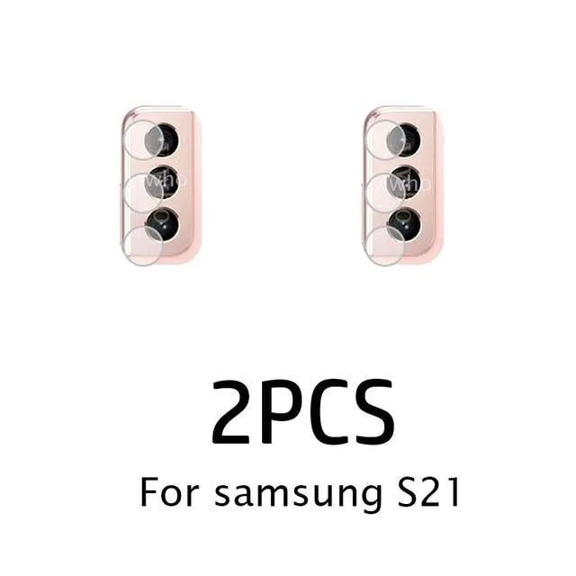 2Pcs Camera Lens Tempered Glass For Samsung Galaxy