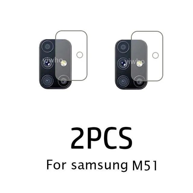 2Pcs Camera Lens Tempered Glass For Samsung Galaxy