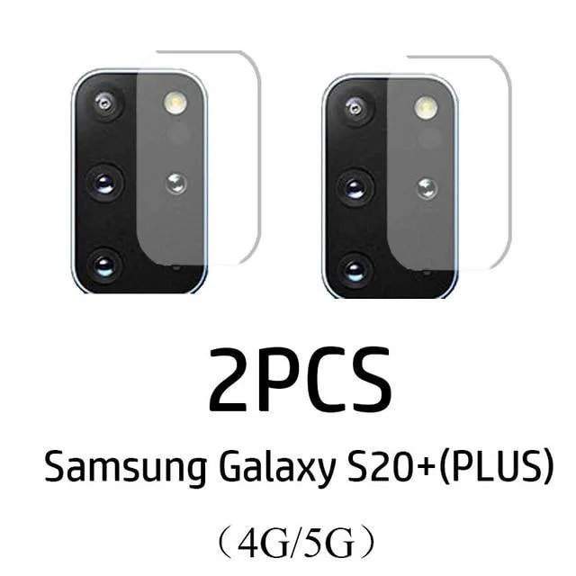 2Pcs Camera Lens Tempered Glass For Samsung Galaxy