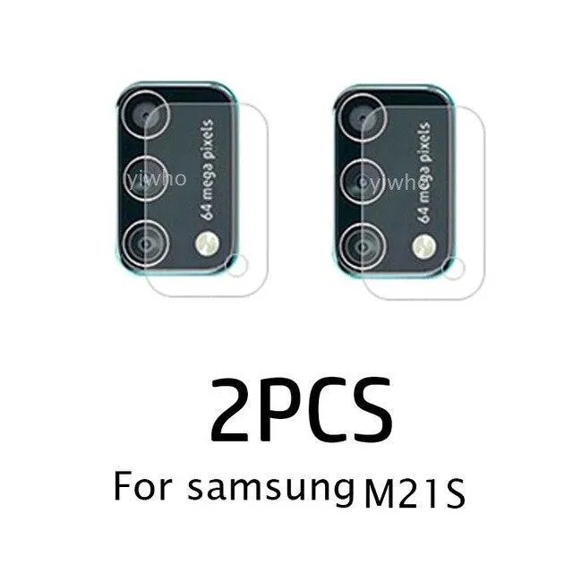 2Pcs Camera Lens Tempered Glass For Samsung Galaxy