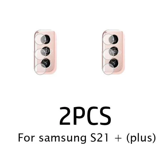 2Pcs Camera Lens Tempered Glass For Samsung Galaxy