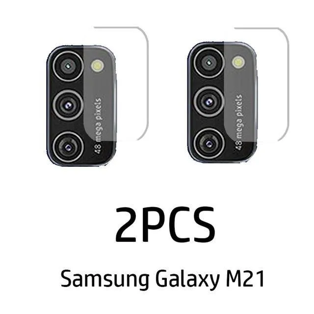 2Pcs Camera Lens Tempered Glass For Samsung Galaxy