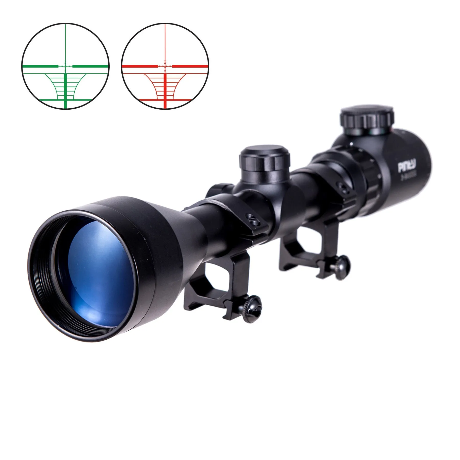 3-9*50mm Red&Green Rangefinder Rifle Scope