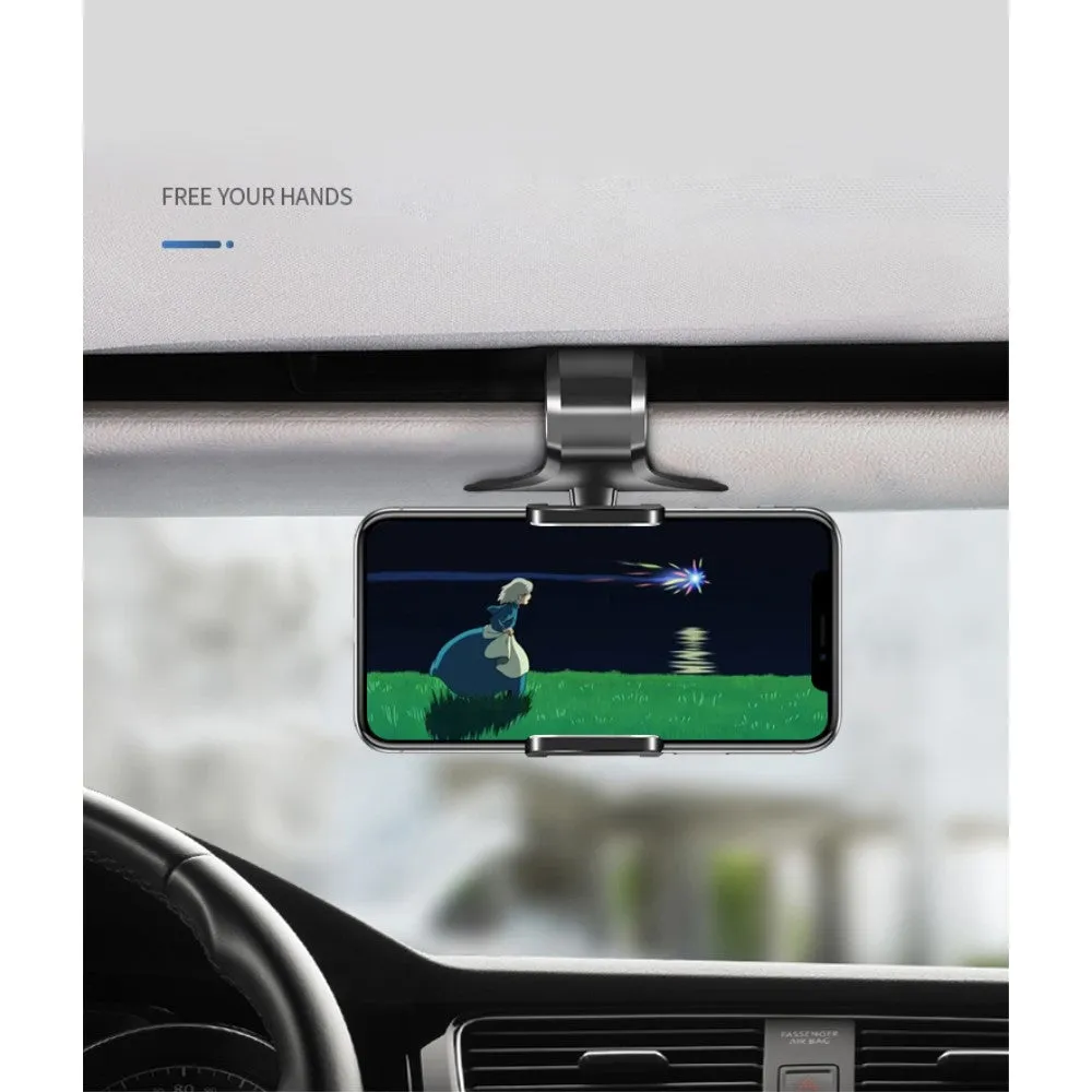 3 in 1 Car GPS Smartphone Holder: Dashboard / Visor Clamp   AC Grid Clip for MAXCOM COMFORT MM826 3G (2020) - Black