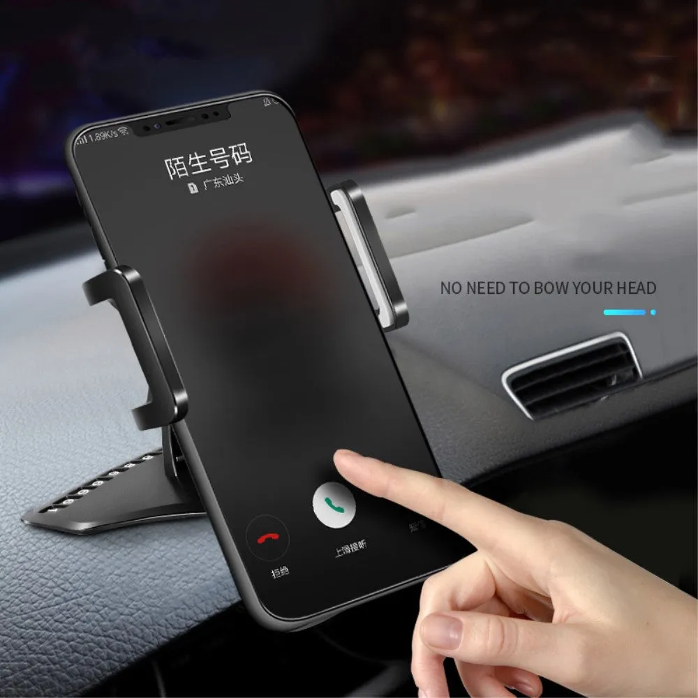 3 in 1 Car GPS Smartphone Holder: Dashboard / Visor Clamp   AC Grid Clip for MAXCOM COMFORT MM826 3G (2020) - Black