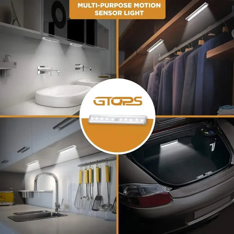 3-Pack: Under Cabinet Wireless Motion Sensor LED Light