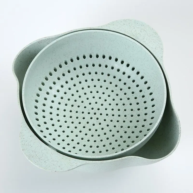 360 degree rotatable colander bowl