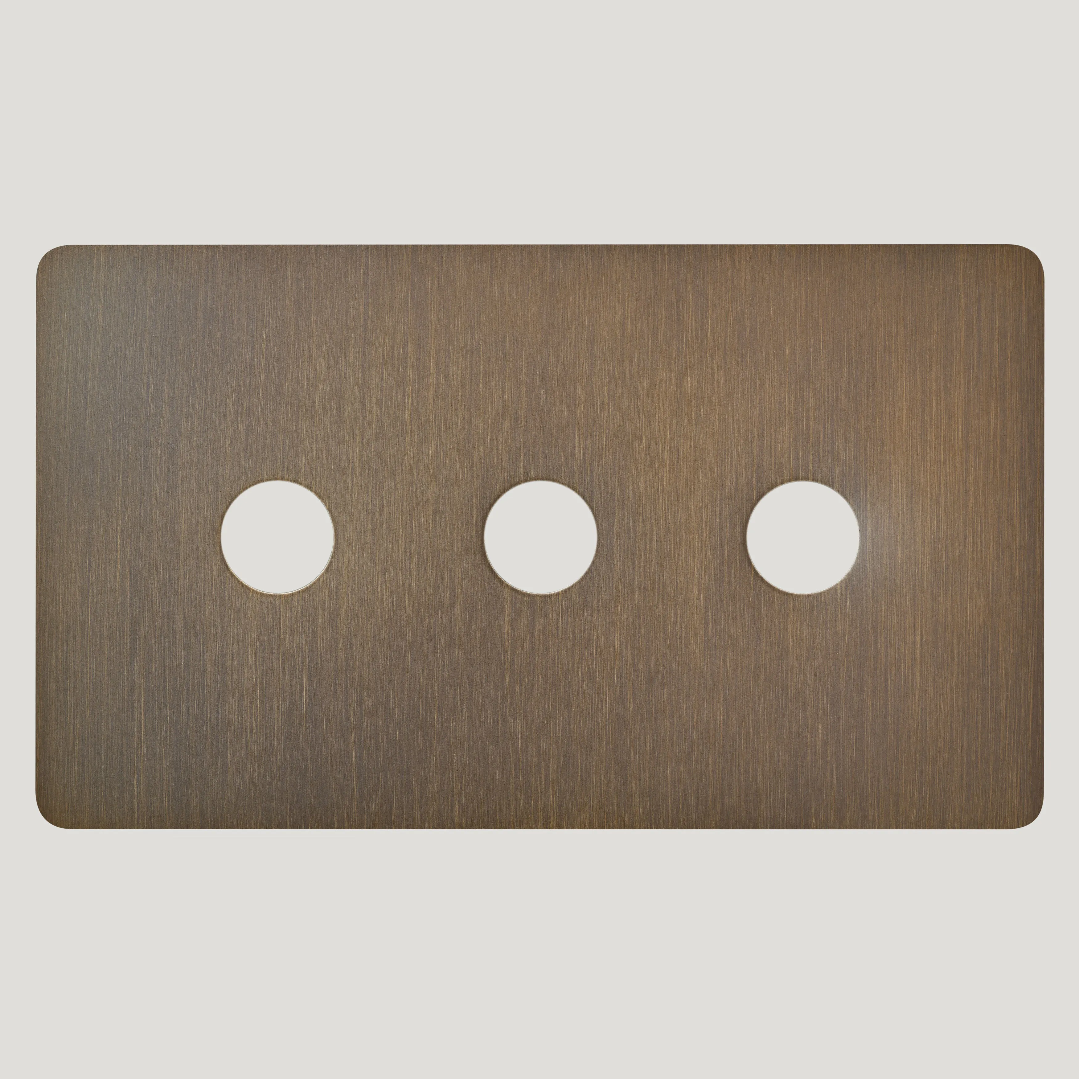 3G Light Switch Plate - Antique Brass
