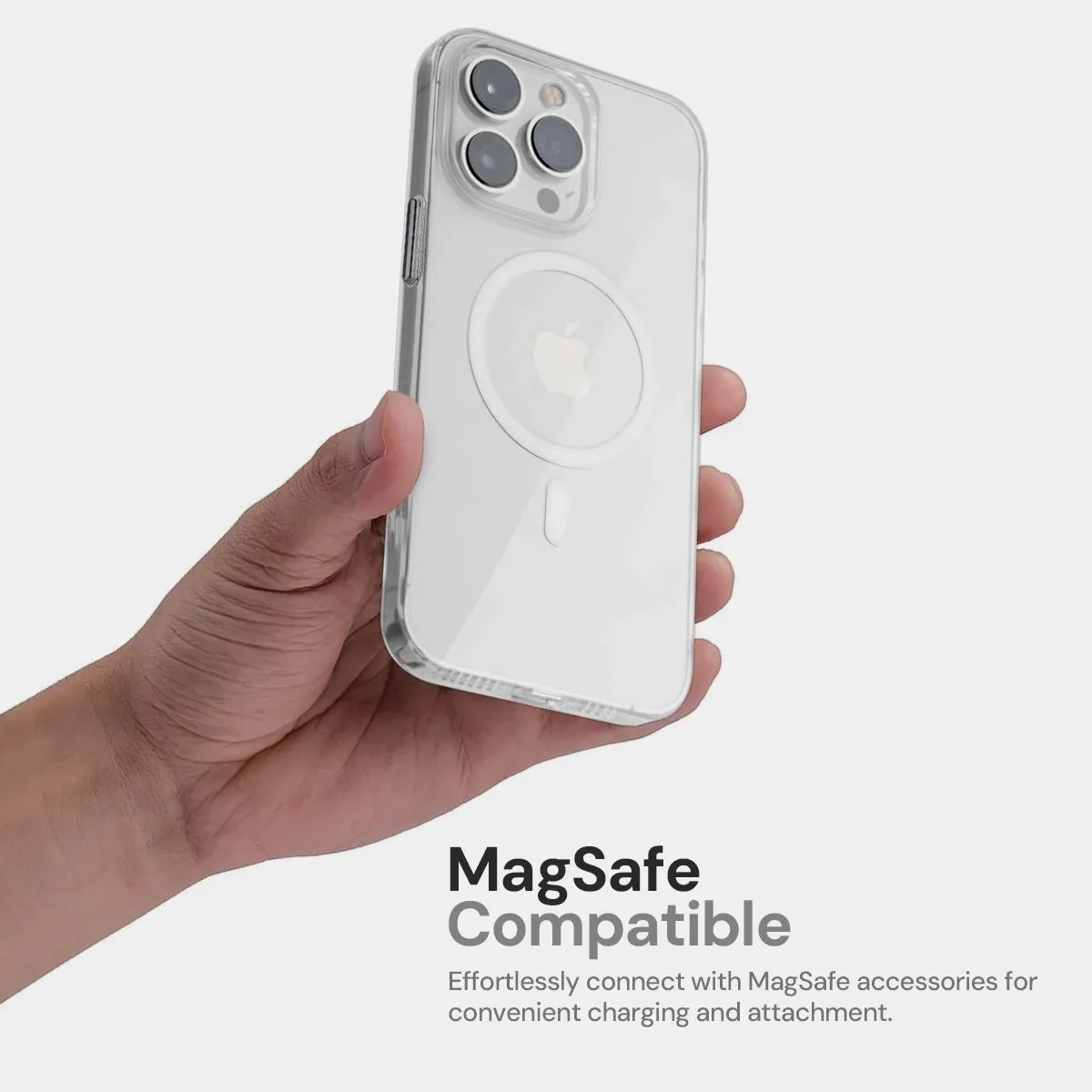 4 in 1 for iPhone 16 Pro Case [Compatible with MagSafe]Tempered Glass Screen Protectors, Camera Lens Protector
