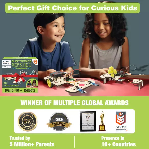 40-in-1 DIY Robotics Master Kit | 8-15 yrs