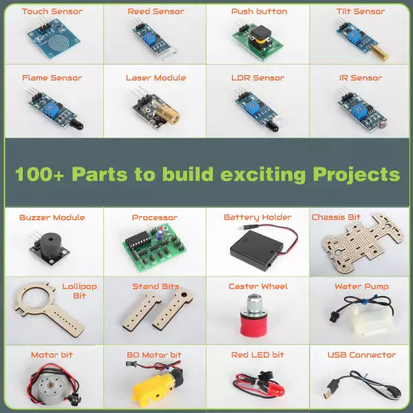 40-in-1 DIY Robotics Master Kit | 8-15 yrs