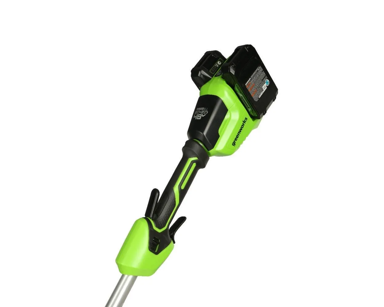 48V (2x24V) 15" Cordless Battery String Trimmer, 24V 320 CFM Blower & 24V 22" Hedge Trimmer w/ (2) 2.0Ah USB Batteries & Charger