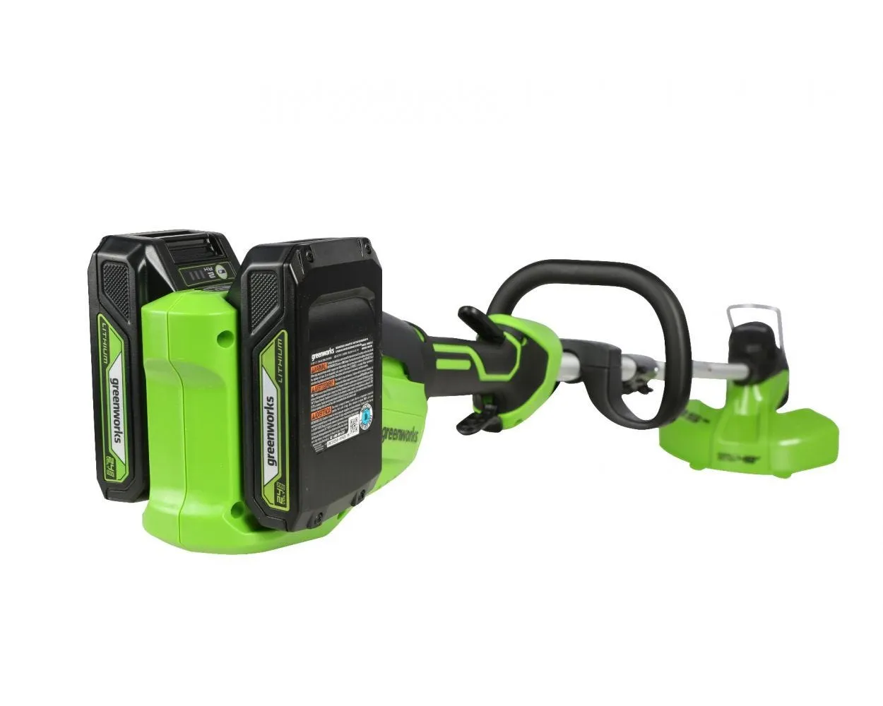 48V (2x24V) 15" Cordless Battery String Trimmer, 24V 320 CFM Blower & 24V 22" Hedge Trimmer w/ (2) 2.0Ah USB Batteries & Charger