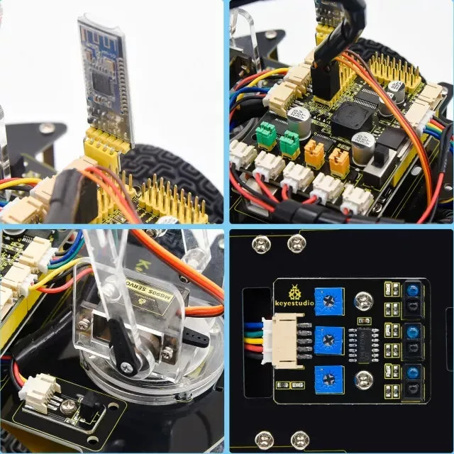 4WD Mechanical Arm Robot Smart Car with Multipurpose Function