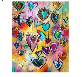 5D Diamond Painting "Hearts of Love" -SALE