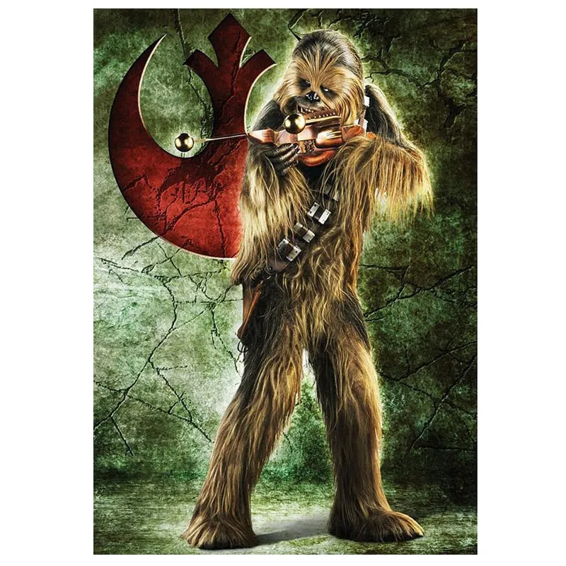 5D Diamond Painting | Space Movie Character | Full Square/Round Drill | Rebellion Empire Wookie