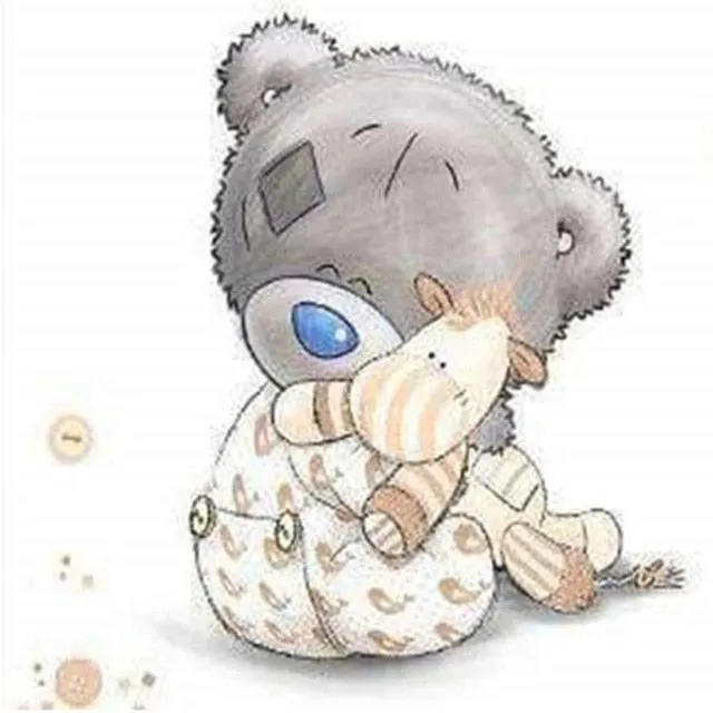 5D Diamond Painting | Teddy Bear Rhinestone Painting | Nursery Diamond Painting Kit | Stuffed Animals