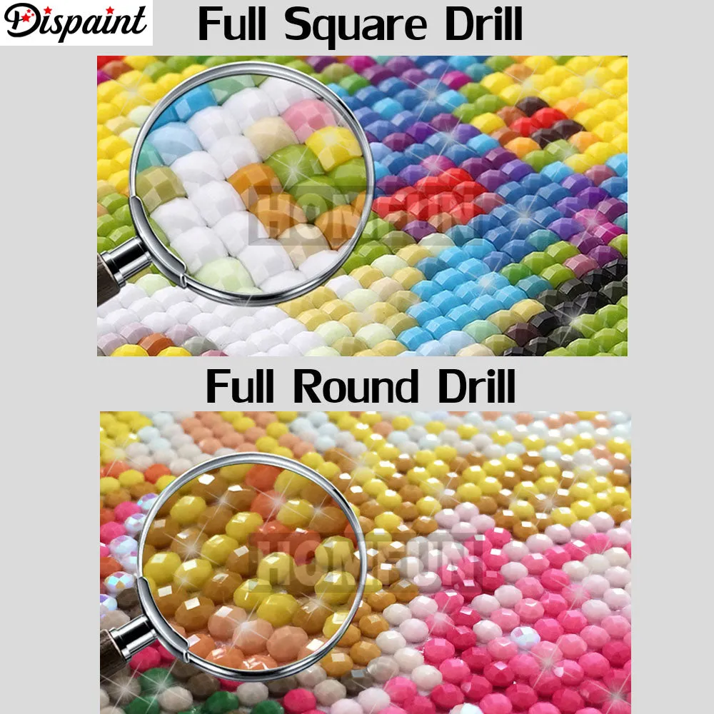 5D Full Square/Round Drill | DIY "Birds And Flowers" Diamond Painting Kit | Multi-Colored Birds Floral Tree Embroidery