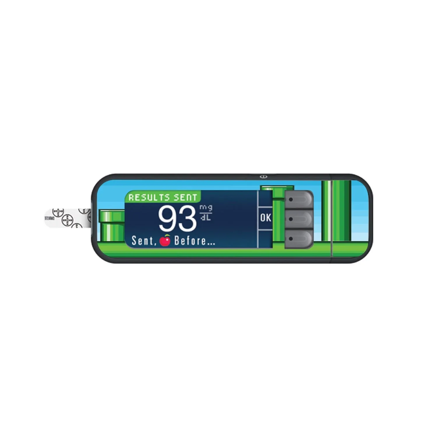 80s Gamer Sticker for Bayer Contour Next Glucometer