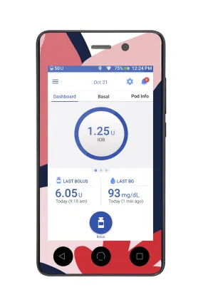 Abstract Flower Omnipod DASH™