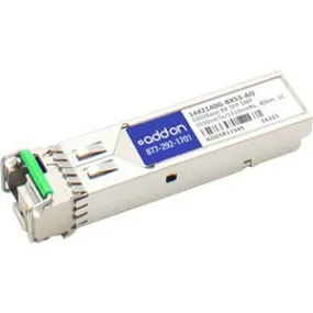 Addon Adtran 1442140G-Bx53 Compatible Taa Compliant 1000Base-Bx Sfp Transceiver (Smf, 1550Nmtx/1310Nmrx, 40Km, Lc)