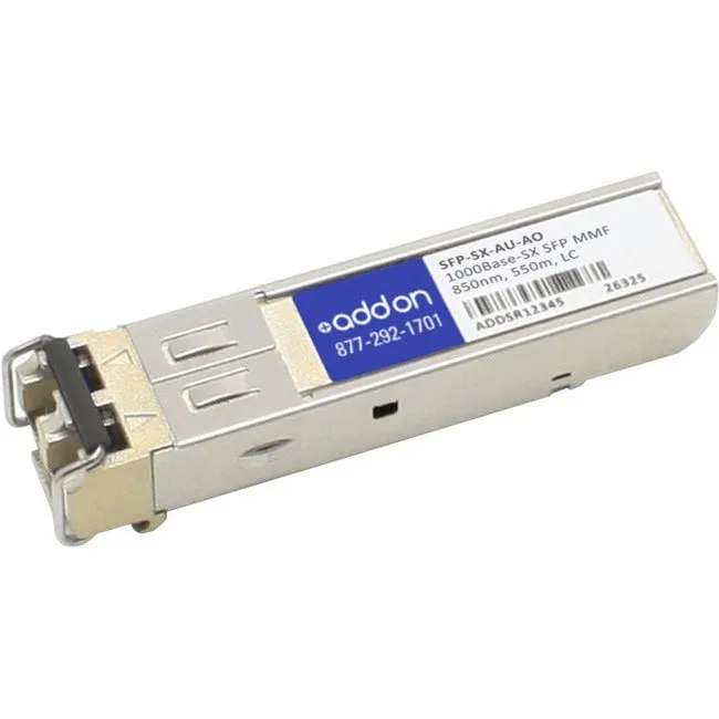 Addon Aruba Networks Sfp-Sx-Au Compatible Taa Compliant 1000Base-Sx Sfp Transceiver (Mmf, 850Nm, 550M, Lc)
