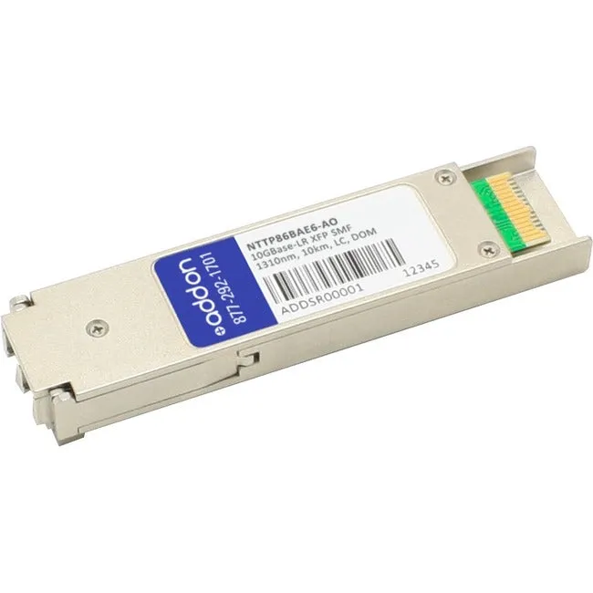 Addon Ciena Nttp86Bae6 Compatible Taa Compliant 10Gbase-Lr Xfp Transceiver (Smf, 1310Nm, 10Km, Lc, Dom)