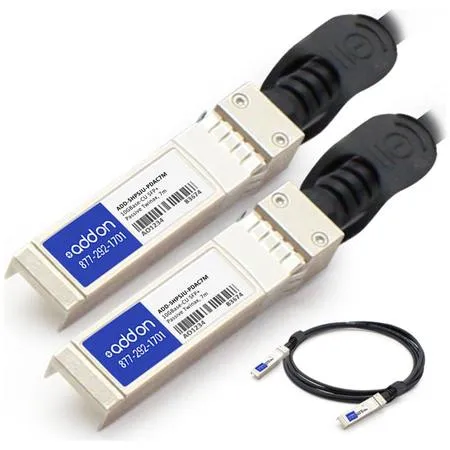 AddOn HP J9285B to Juniper Networks EX-SFP-10GE-DAC-7M Compatible TAA Compliant 10GBase-CU SFP  to SFP  Direct Attach Cable (Passive Twinax, 7m) ADD-SHPSJU-PDAC7M