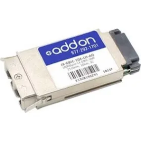 Addon Juniper Networks Jx-Gbic-1Ge-Lh Compatible Taa Compliant 1000Base-Lx Gbic Transceiver (Smf, 1310Nm, 10Km, Sc)