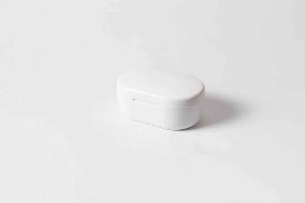ALAVUS  سماعات أذن لاسلكية TWS من البلاستيك المعاد تدويره RCS  بيضاء