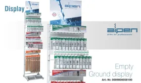 ALPEN GROUND DISPLAY FOR 3 MODULES 0.5 X 2M SLINKY