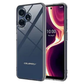 AMPD TPU / Acrylic Crystal Clear Case with Black Bumper for Celero 5G Plus (Gen 3) by AMPD