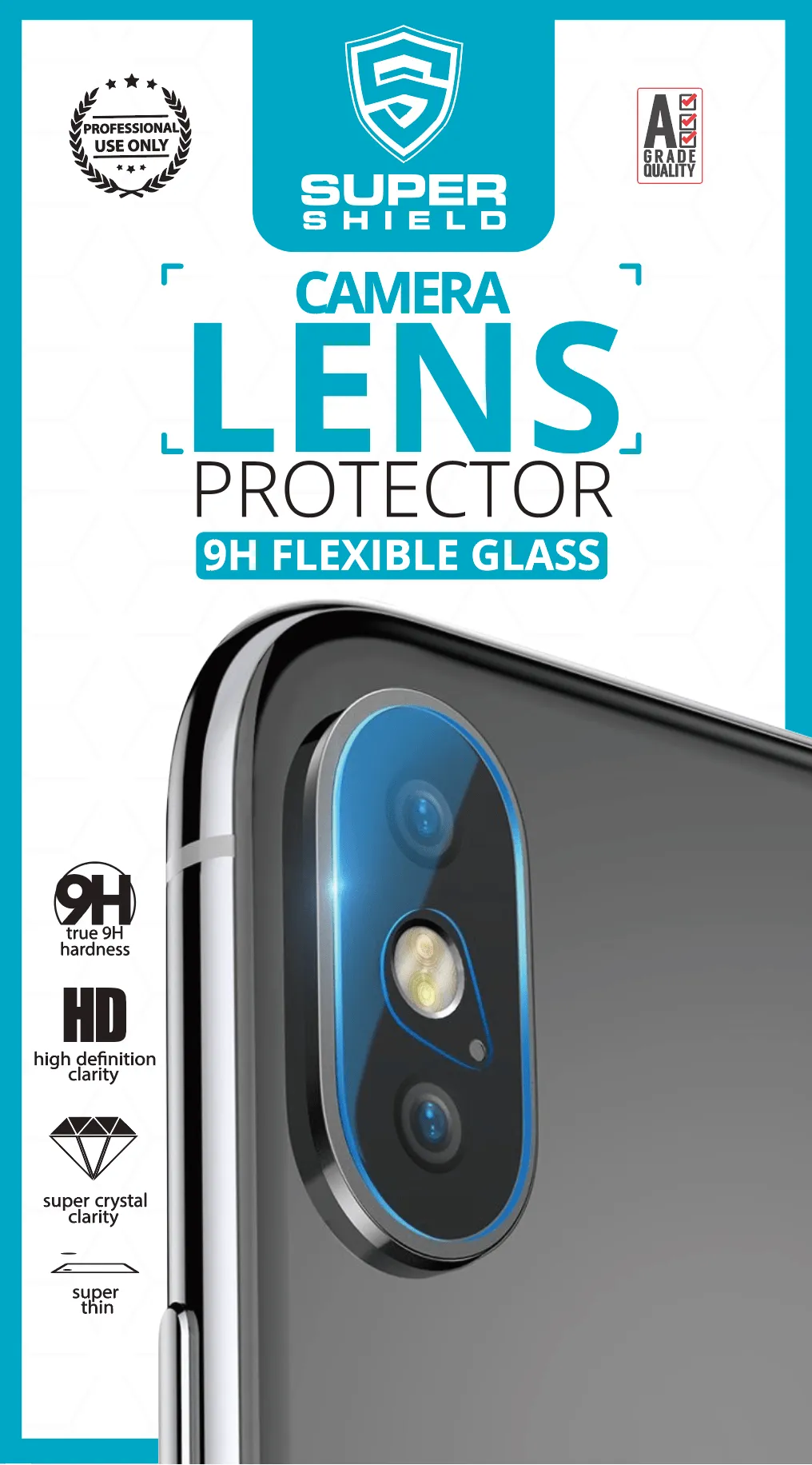 Anti-Shock iPhone Camera Lens Protector