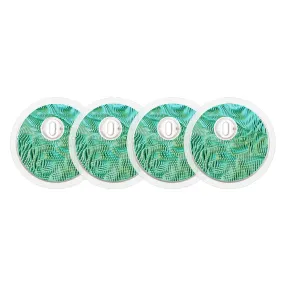 Aqua Ripple Sticker Designed for the FreeStyle Libre 3 Sensor