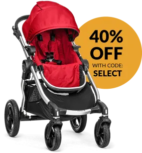 Baby Jogger City Select Single Stroller 2015 Ruby
