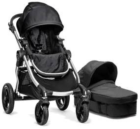 Baby Jogger City Select Single Stroller & Bassinet - Onyx